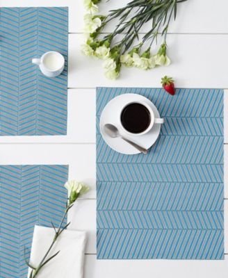 Textured Twill Weave Placemat Set of 6