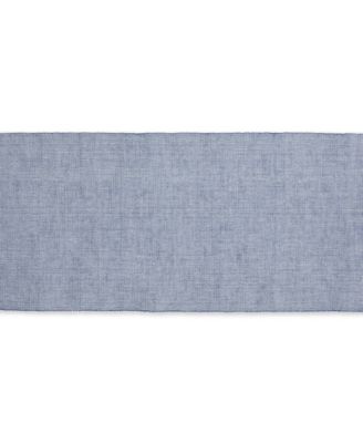Design Imports Fine Ribbed Table Runner 13x72 inches