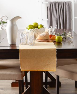 Design Imports Fine Ribbed Table Runner 13x72 inches