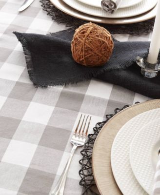 Buffalo Check Tablecloth, 52"x52 "