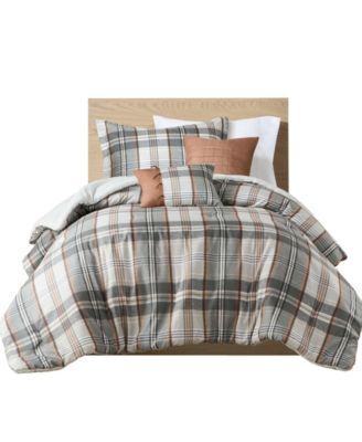 Blake Plaid 4-Pc. Comforter Set, Twin/Twin XL