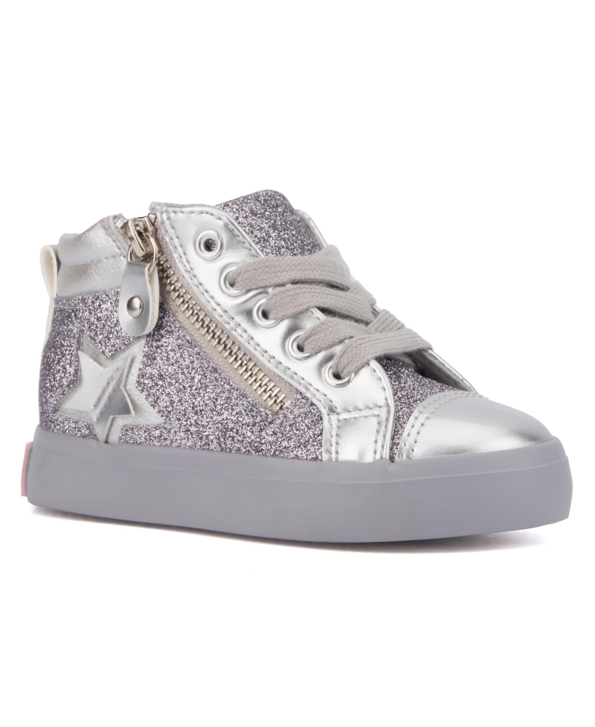 Olivia Miller Big Girls Star High Top Sneakers