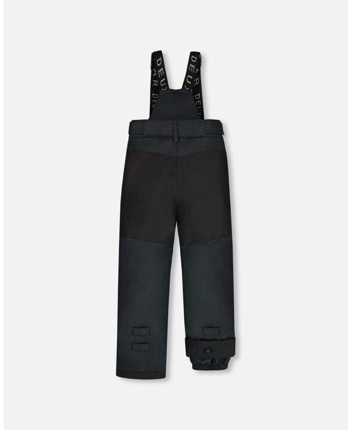 Deux par Deux Kids Unisex Snow Pants- Black