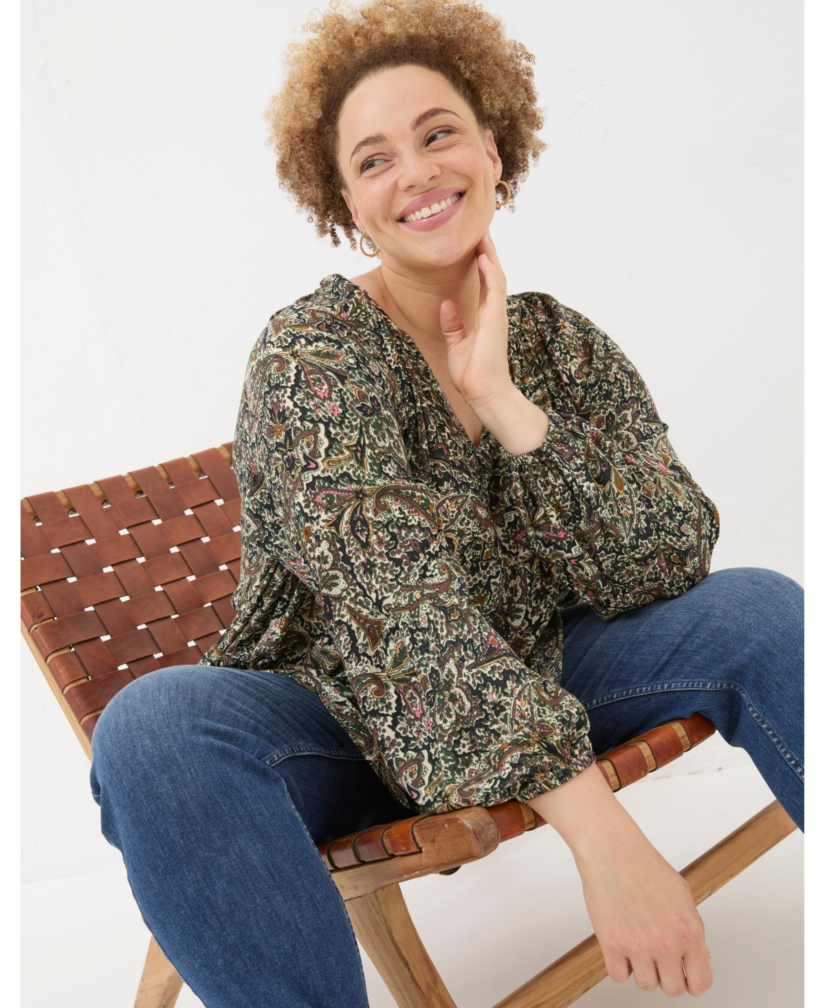 FatFace Women's Faye Wild Paisley Tunic