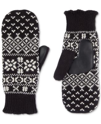 Isotoner Fair Isle Hat and Mitten Set One Size Women main image 2