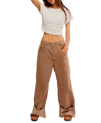 Free People - Women's Final Countdown Slouchy Wide-Leg Jeans