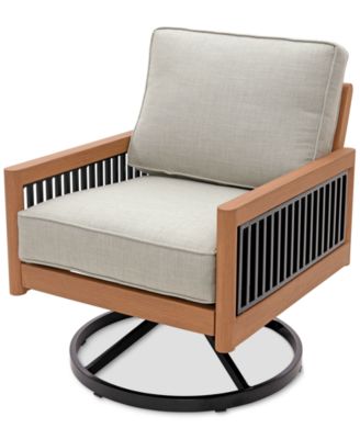 CLOSEOUT! Baxley Outdoor Swivel Chair, Created for Macys