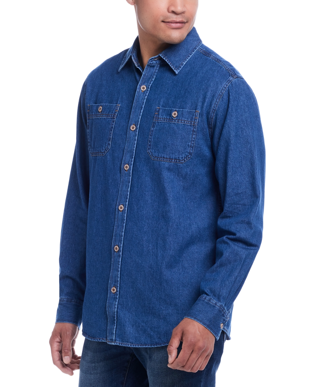 Weatherproof Vintage Men's Regular-Fit Denim Shirt Jacket