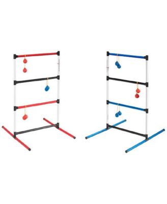Indoor Outdoor Portable Ladder Ball Toss Game Set with Bag