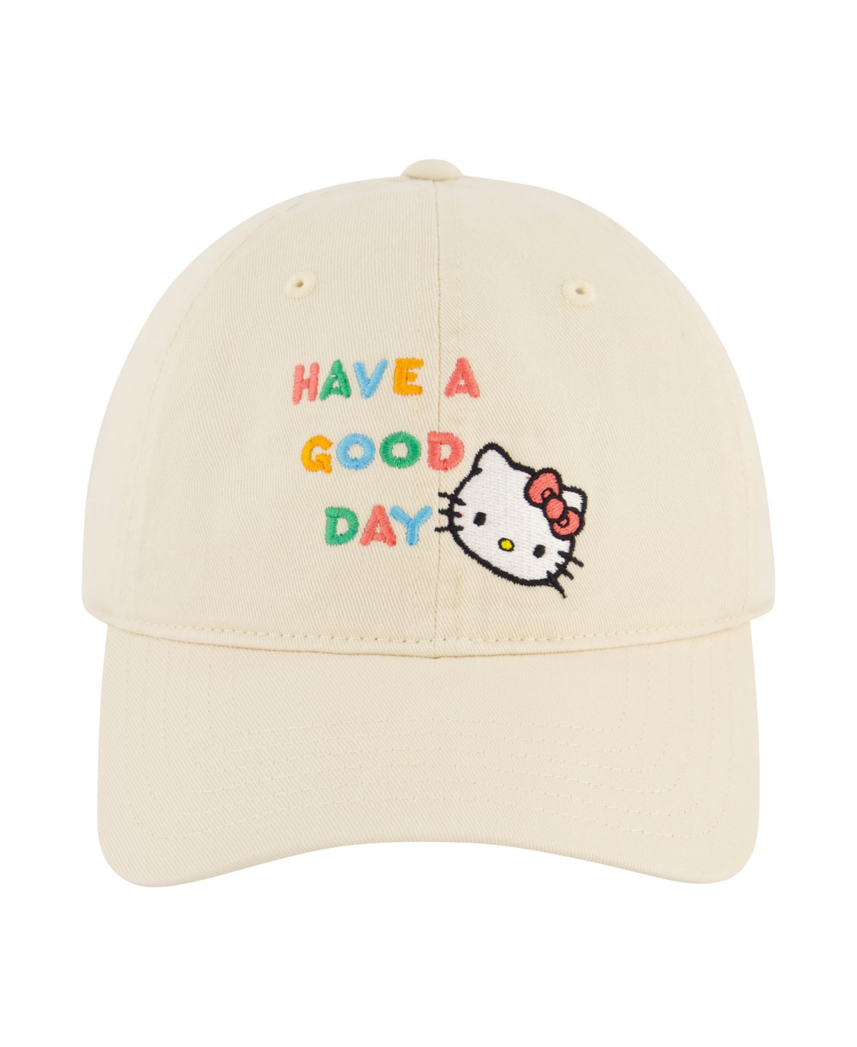 Hello Kitty Have A Good Day Dad Cap - Khaki