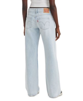Women's Super-Low Double-Button Relaxed-Fit Denim Jean