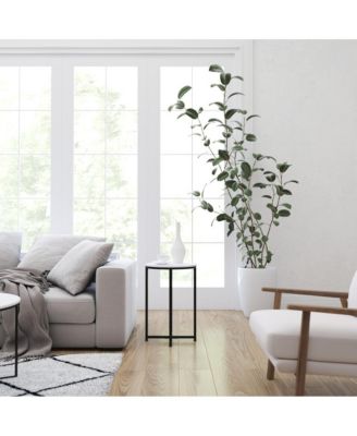 Fairdale End Table With Round Cross Brace Frame