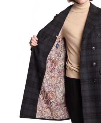 Men's Peak Double Breasted Coat