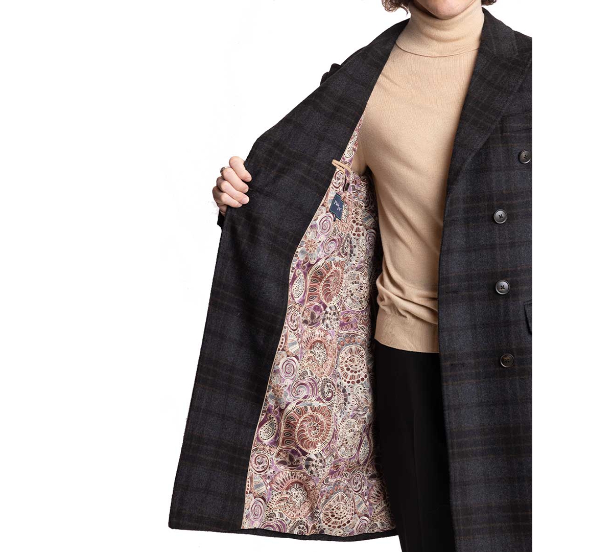 Paisley & Gray Men's Peak Double Breasted Coat