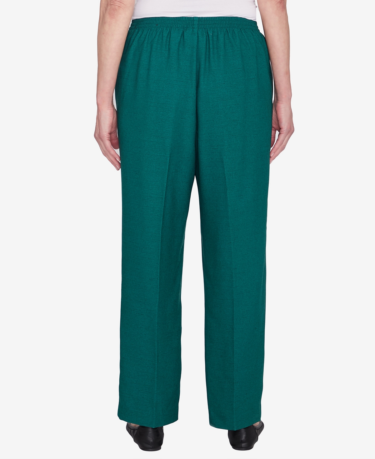 Alfred Dunner Petite Telluride Millennium Faux Fly Front Short Length Pants In Cashew