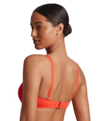 Women's Macrame-Ring Bikini Top