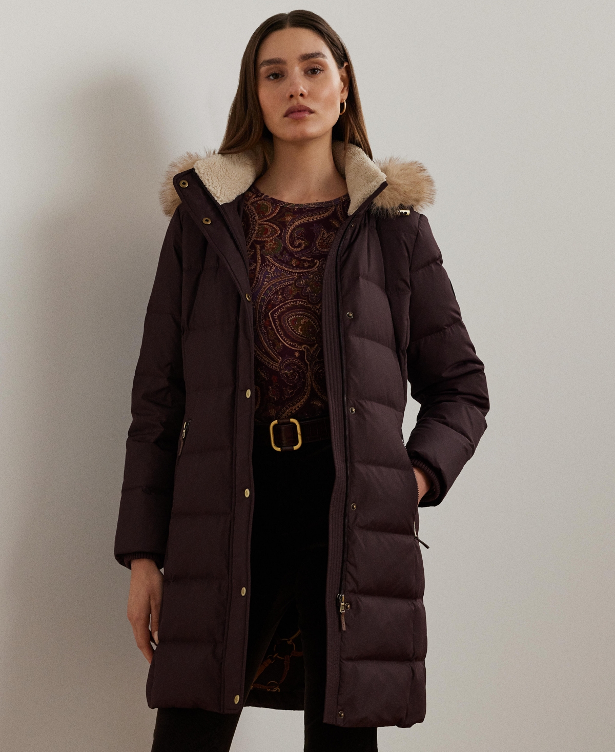 Ralph lauren plus size winter coats cheap