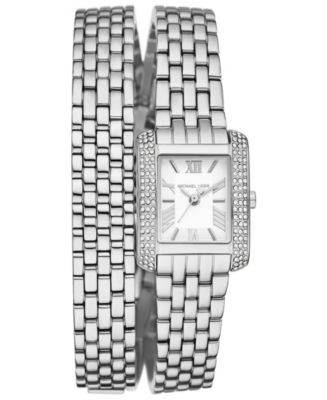 メリーサ Michael Kors Women's Emery Three-Hand Stainless Steel Watch