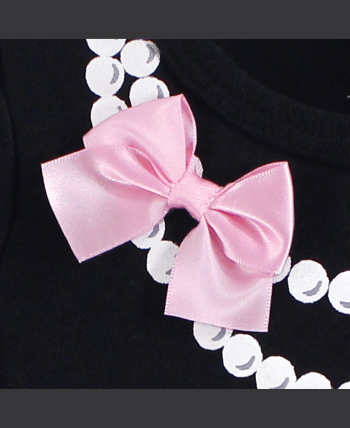 Little Treasure Baby Girls Treasure Baby Cotton Bodysuit and Pant Set,- Pearls