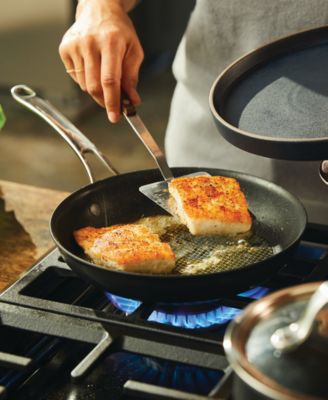 X Hybrid Nonstick Frying Pan with Helper Handle, 12"