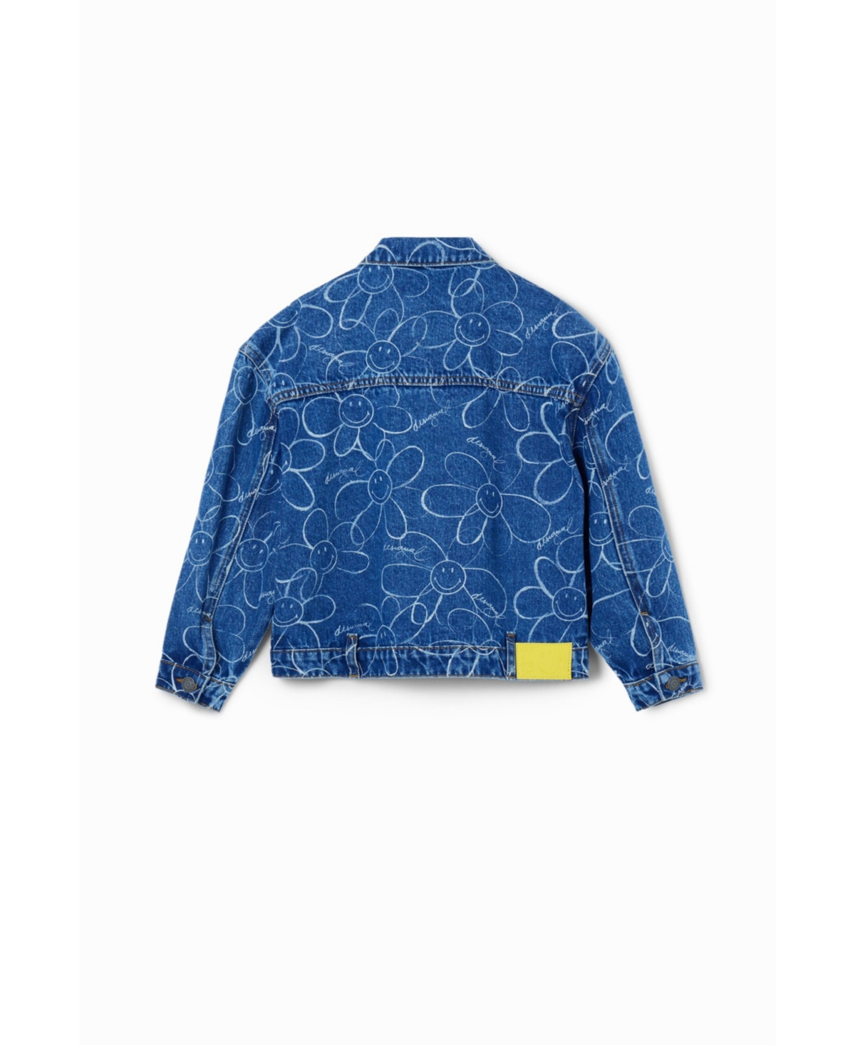 Desigual Girls Girls's Smiley Originals denim trucker jacket