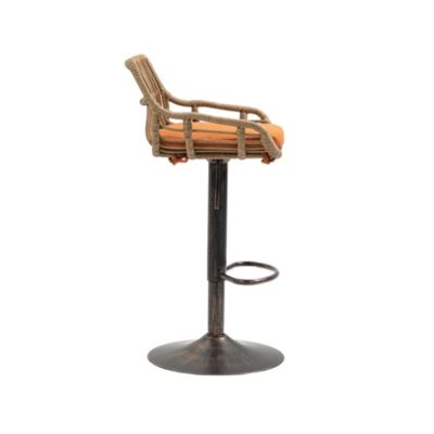 Streamdale Adjustable Bar Stools Set with Footrest