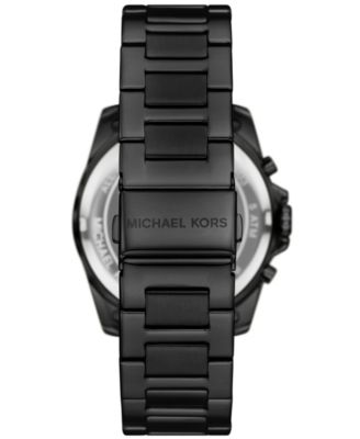 Men's Alek Chronograph Black Stainless Steel Watch 44mm