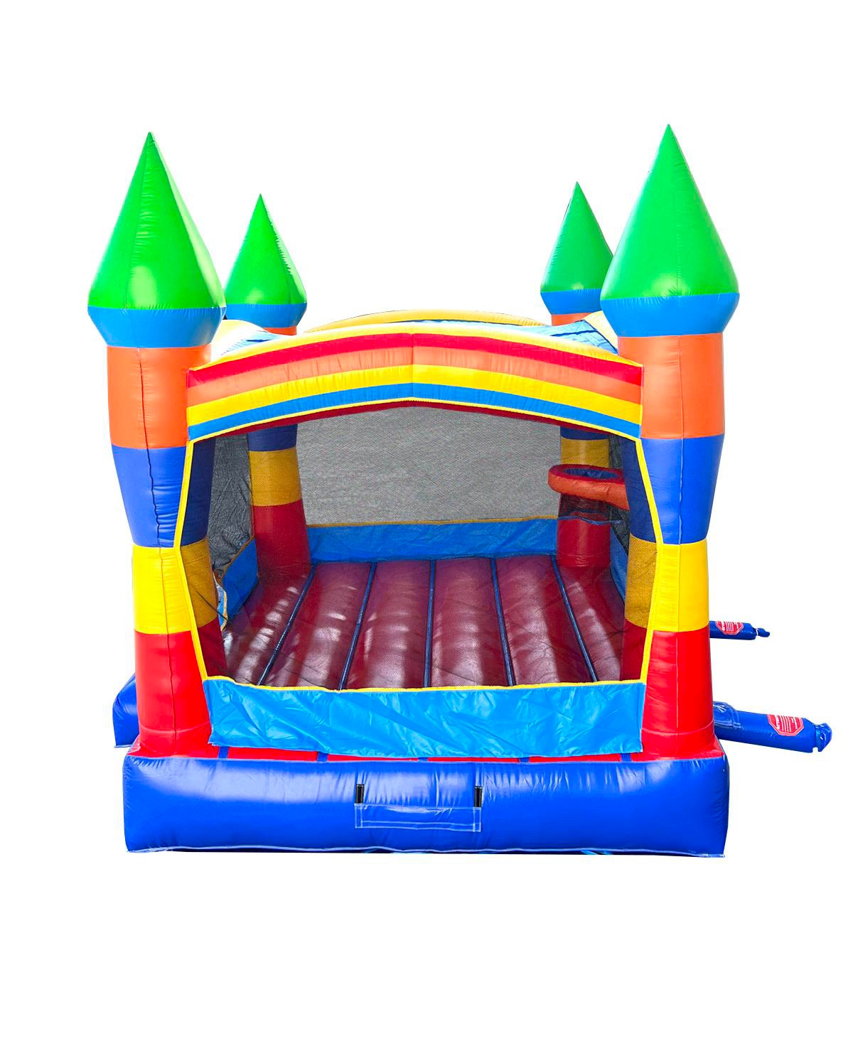 Pogo Bounce House Premium Inflatable Bounce House (Without Blower) - 13 x 12 x 14.5 Foot -Castle Crossover Inflatable Bouncy House Jum