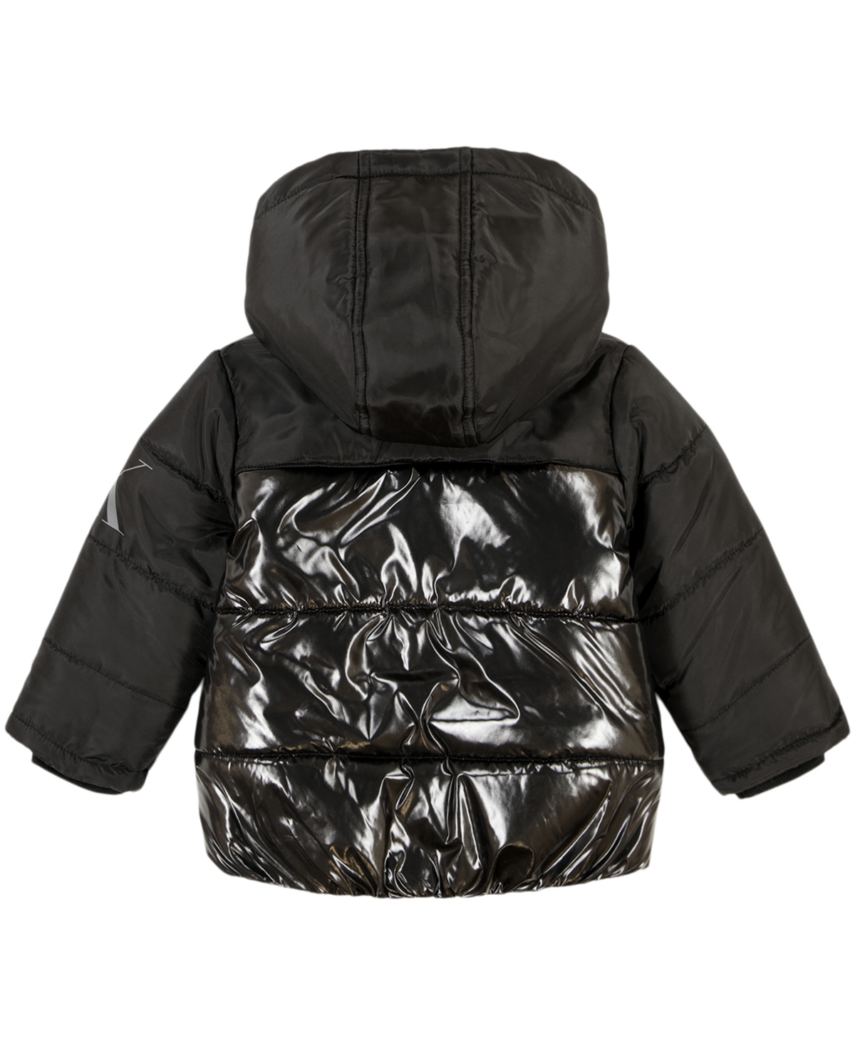 Calvin Klein Baby Boys Ckj Shiny Blocked Bubble Jacket