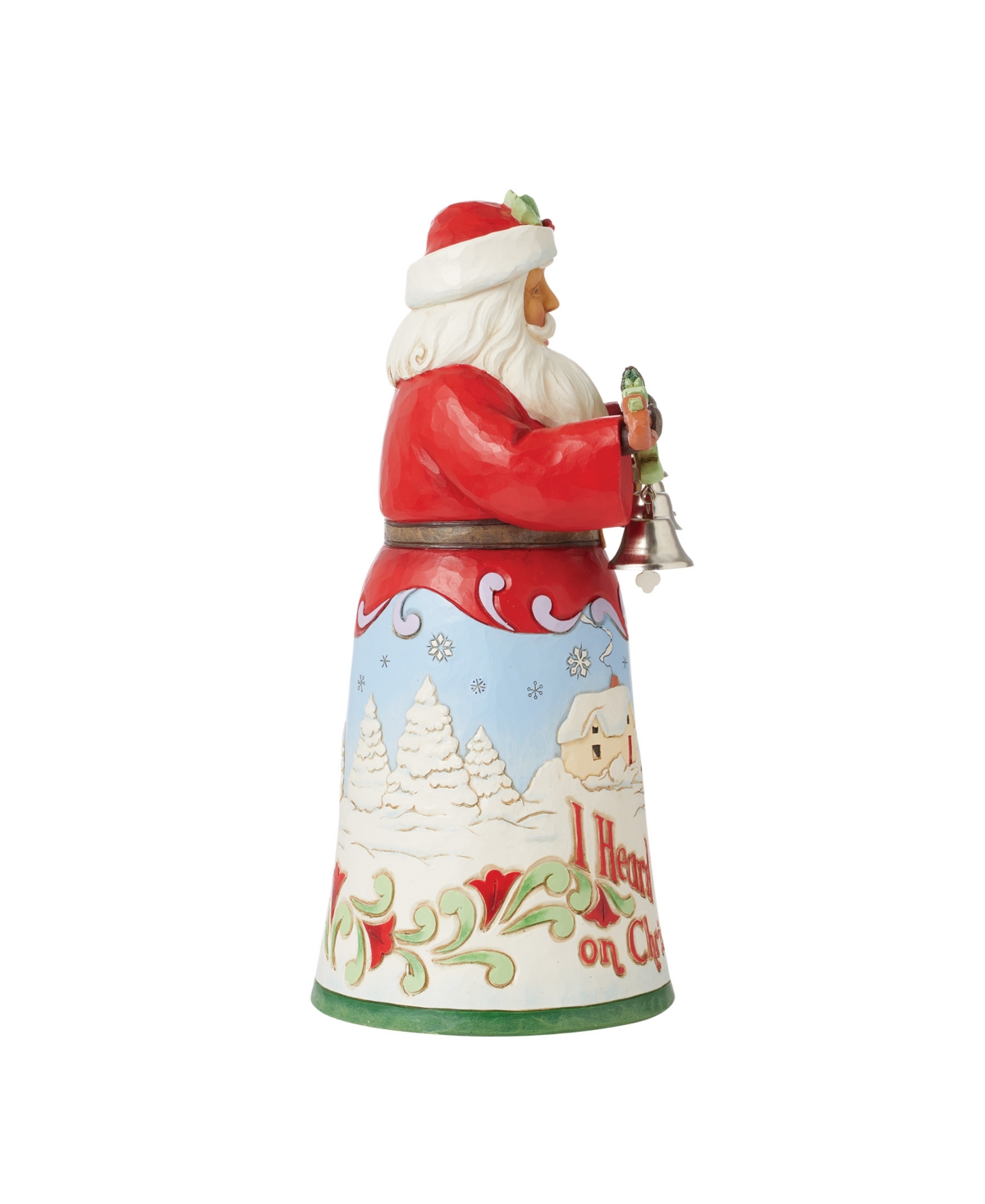 Jim Shore Song Series Santa Figurine In Multi