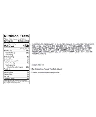 3 Pack Holiday Dark Mint Chocolates in Snowman Box, Created for Macy's