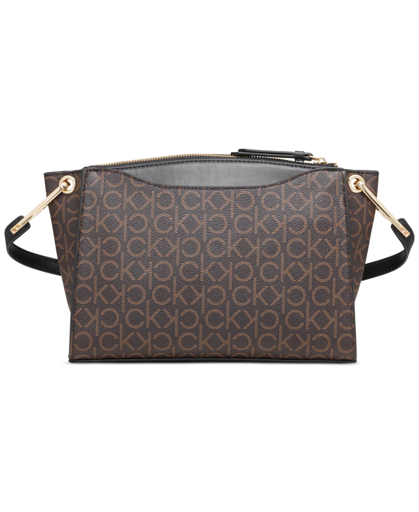 Сумка Calvin Klein Garnet Adjustable Top Zipper Crossbody, цвет: Коричневый — фото 2