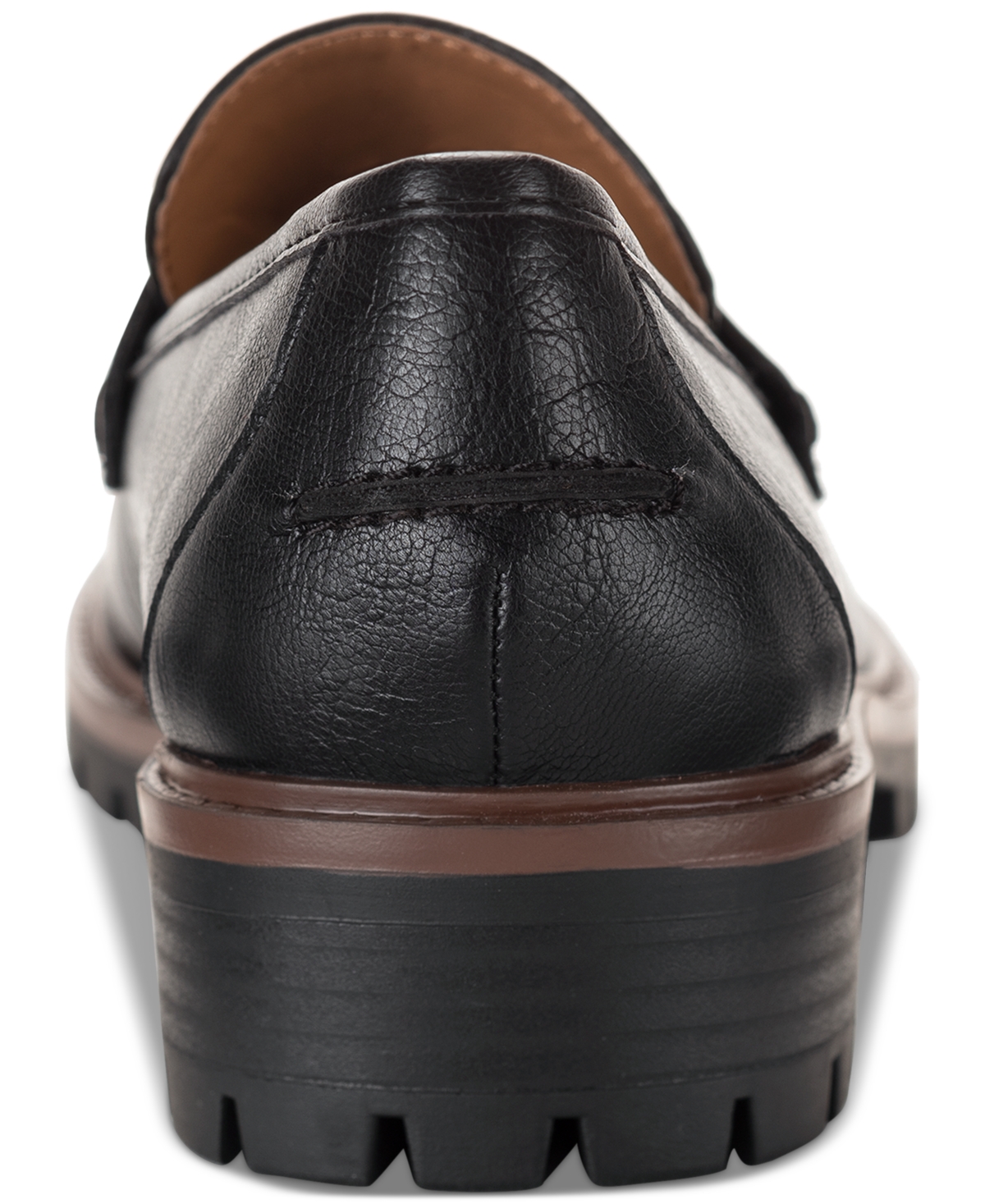 Style & Co Women's Wandaa Slip-on Lug Loafer Flats, Created For Macy's In Cognac Sm2