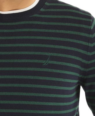Men's Navtech Classic-Fit Stripe Crewneck Sweater 