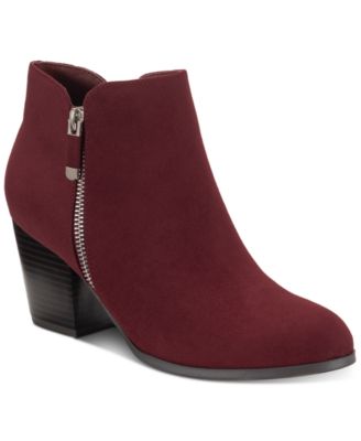 Style & Co - Masrinaa Block-Heel Ankle Booties