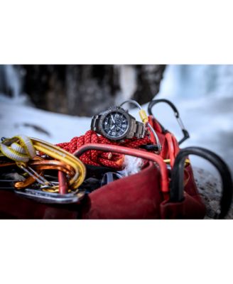 Eco-Drive Men's Chronograph Promaster Land Gray-Tone Stainless Steel Bracelet Watch 44mm