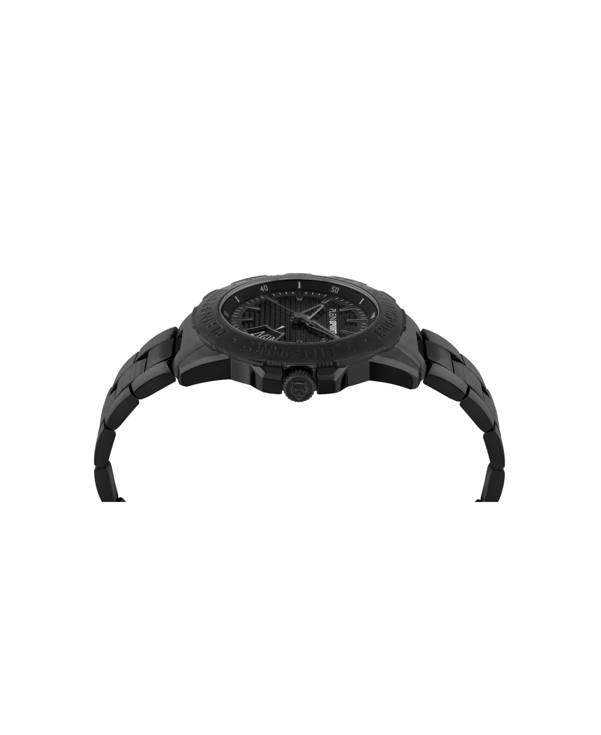 Plein Sport Men's Rampage 3 Hand Date Quartz IpBracelet 44mm - Black