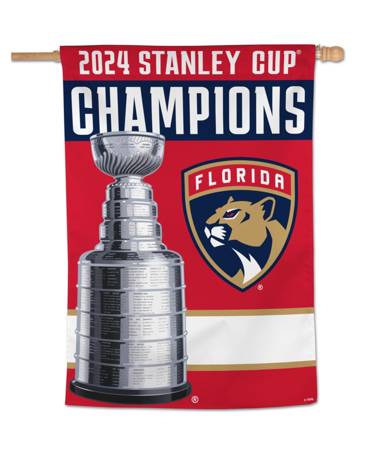 Florida Panthers 2024 Stanley Cup Champions 28" x 40" One-Sided Vertical Banner
