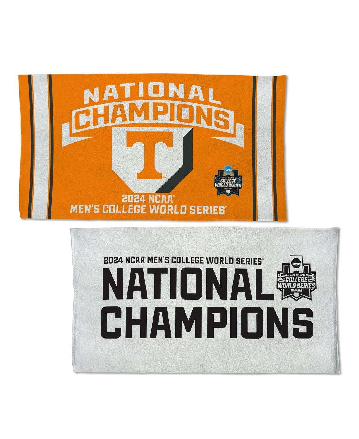 WinCraft Tennessee Volunteers 2024 Ncaa Men's Baseball College World Series Champions Locker Room 22'' x 42'' On-Field Double-Sided Celebration Towel