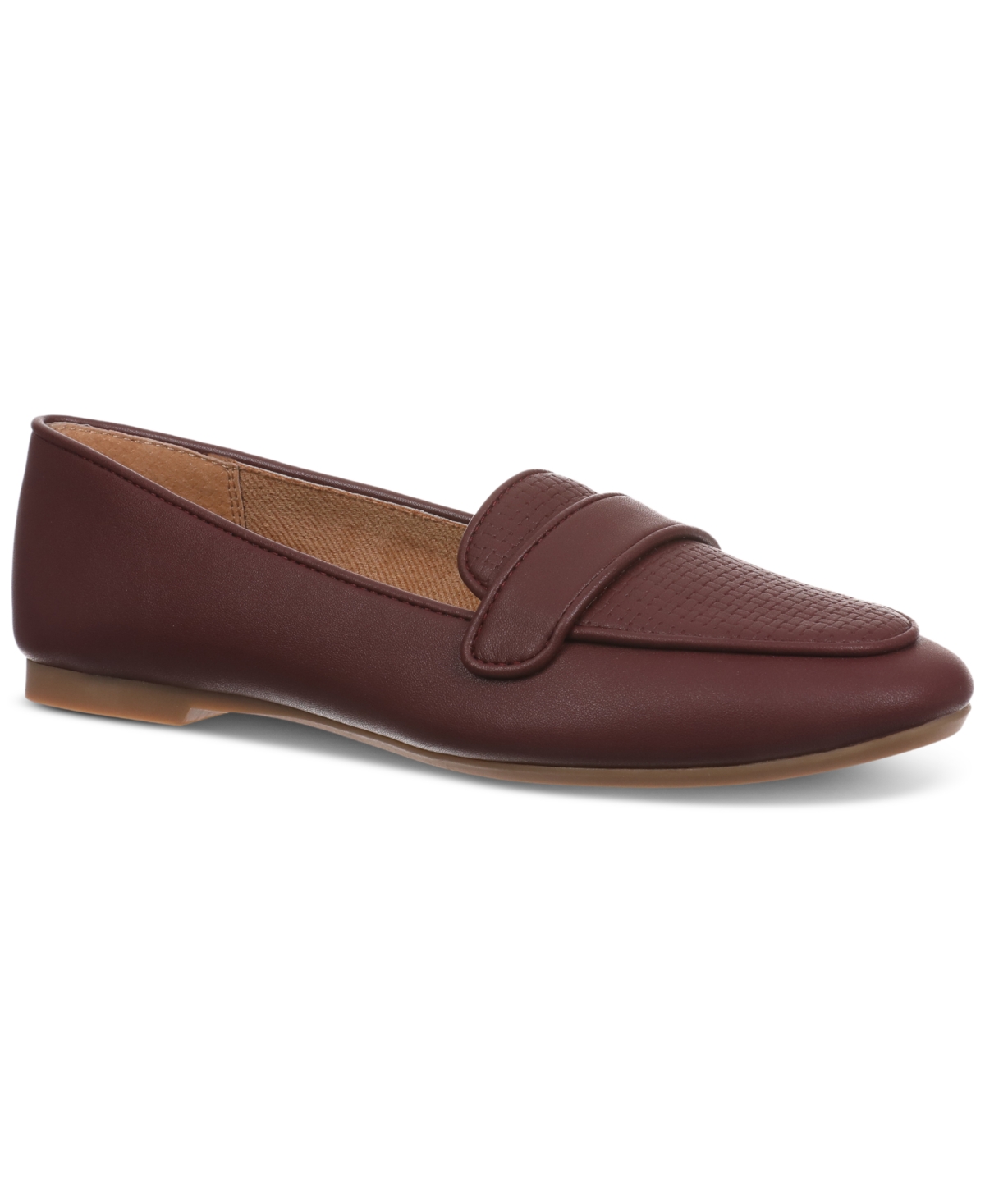 Women's Kendraa Tailor Loafers, Created for Macy's - Wine Sm