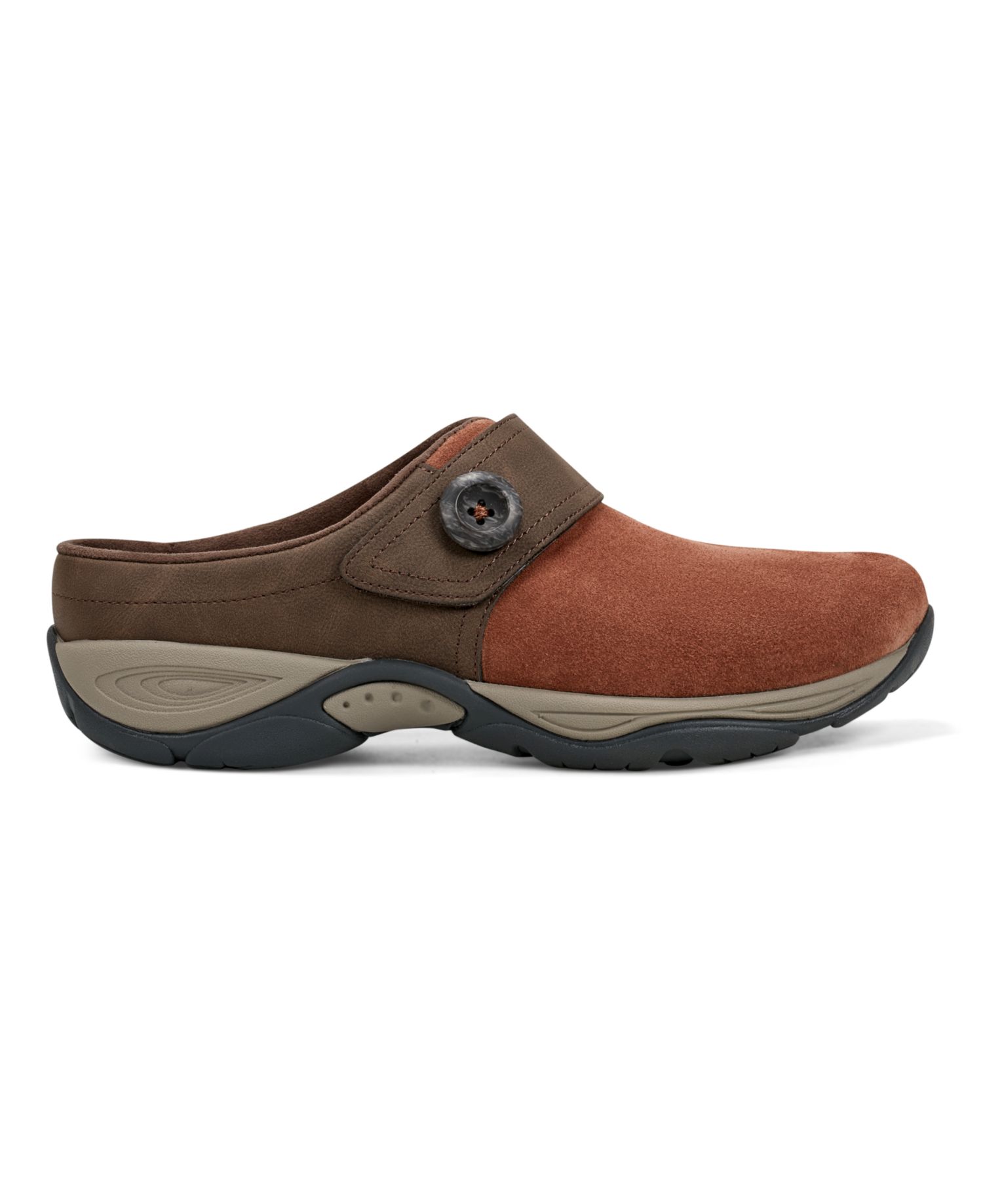 Women's Edline Suede Button Strap Mules