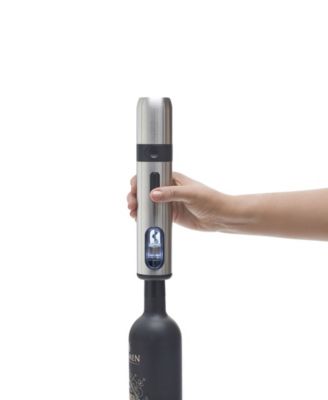 Electric Corkscrew and Preserver, Stainless Steel