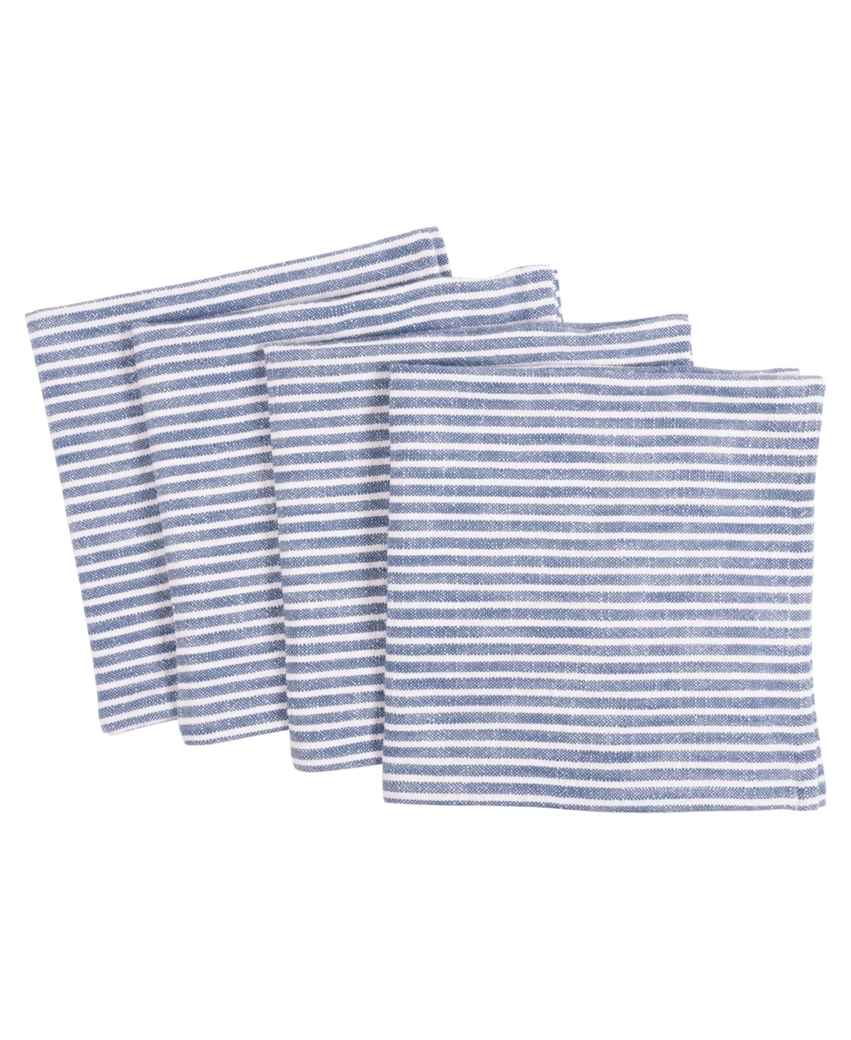 Kaf Home Stone Wash Monaco Napkins, Set Of 4 In Dutch Blue