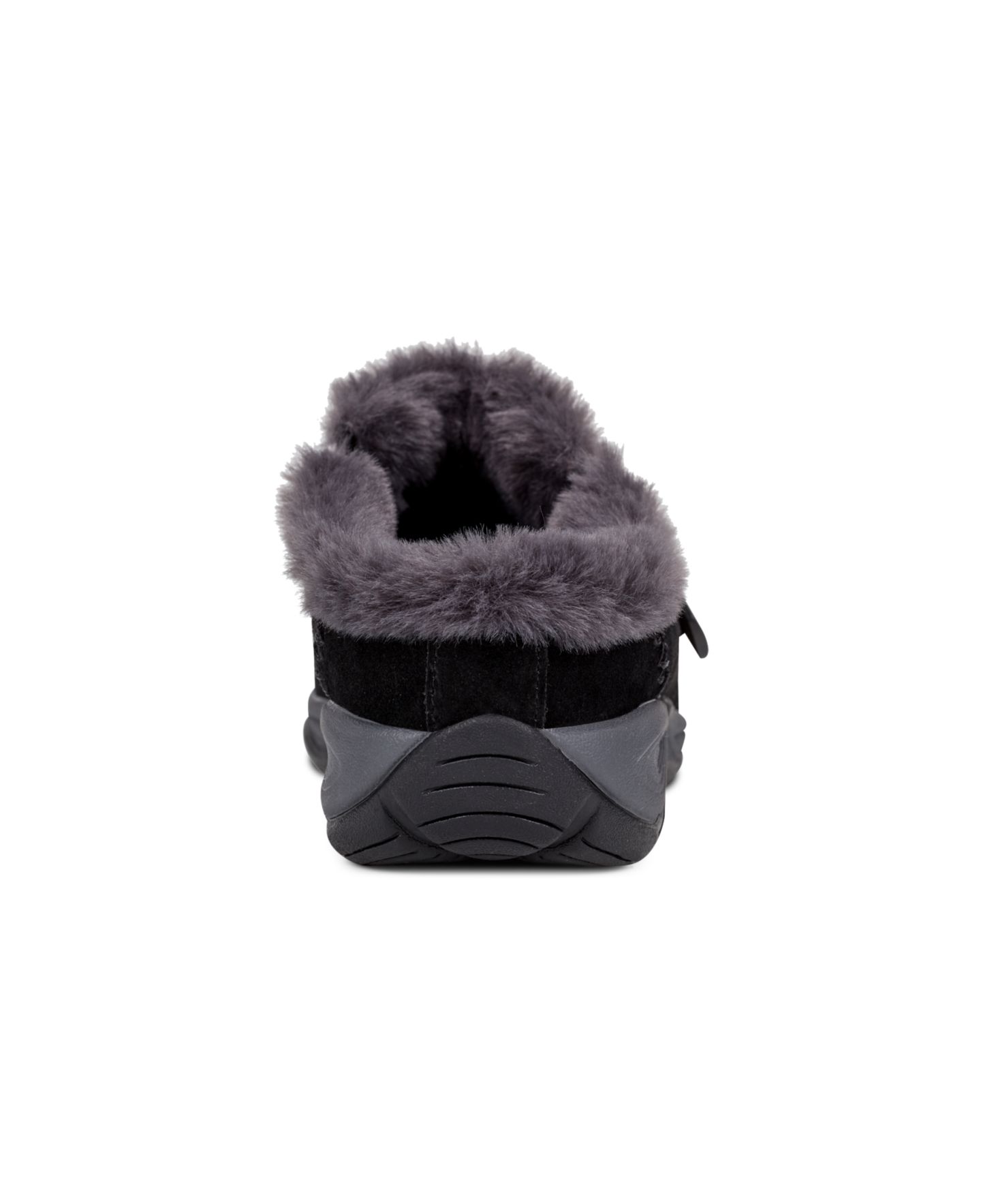 Женские сабо Easy Spirit Elinn Cozy Slip-On Mules, цвет: Чёрный замшевый — фото 3