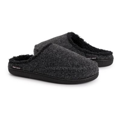 Men's Faux Wool Clog Slippers
