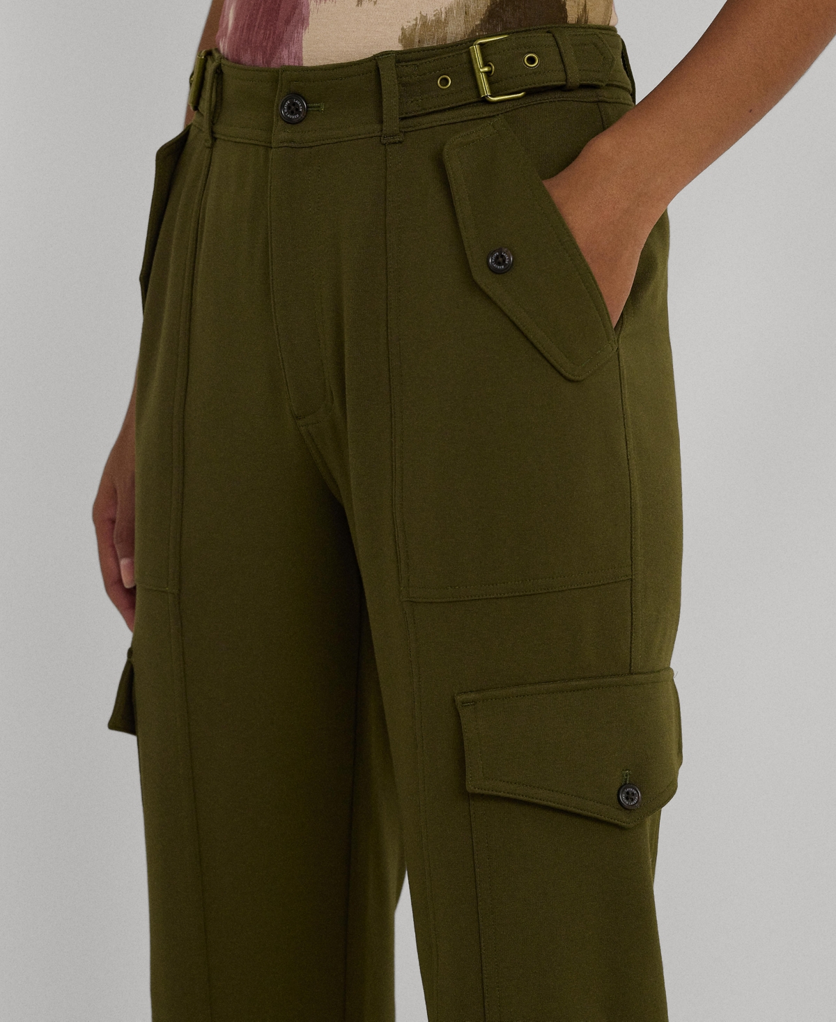 Lauren Ralph Lauren Women's Tapered Cargo Pants