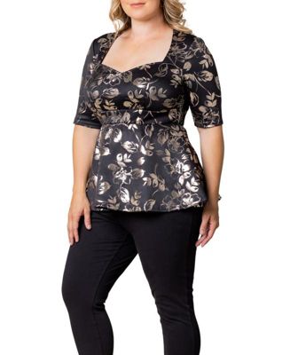 Plus Size Cherished Sweetheart Peplum Top