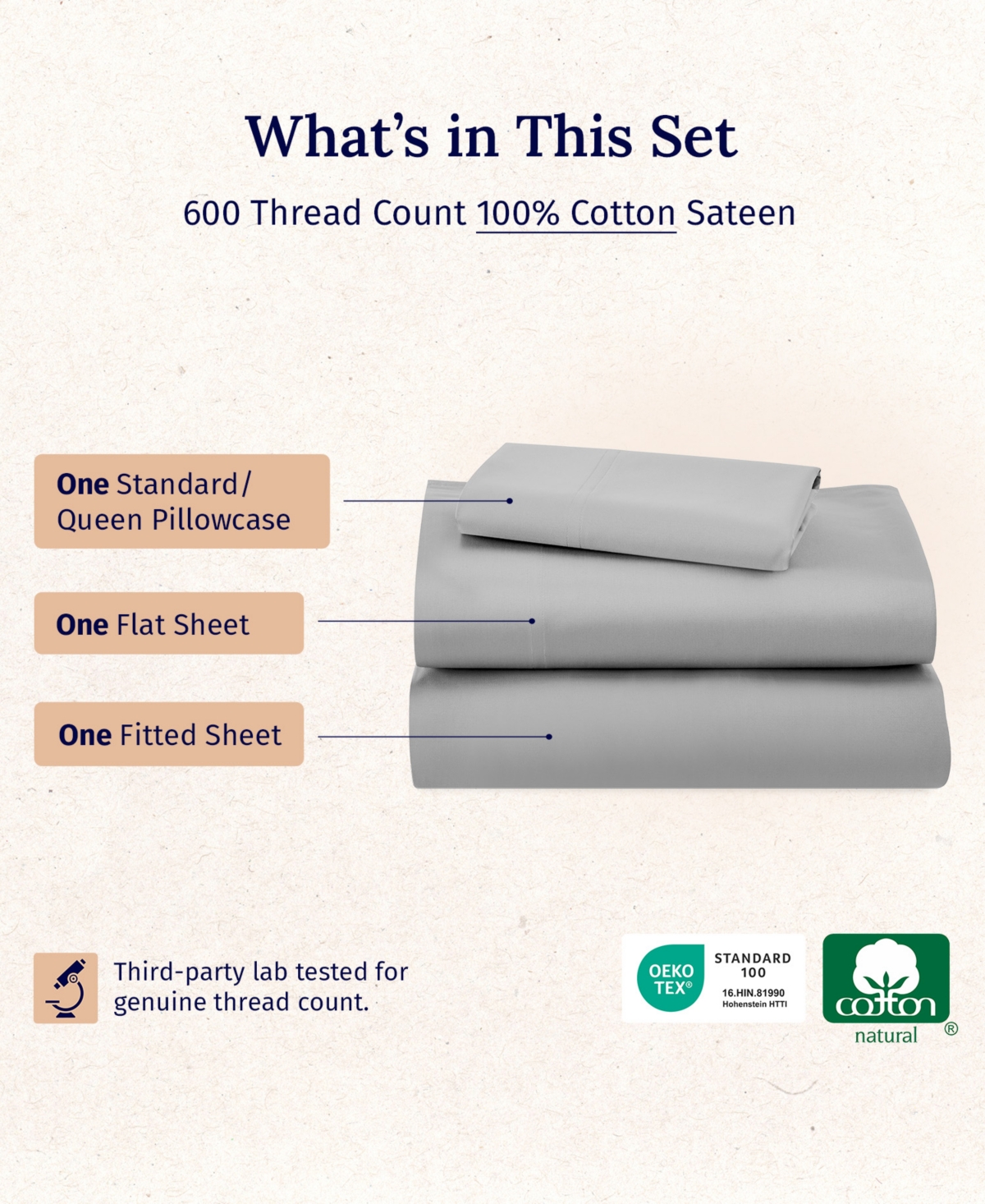 California Design Den 5-Star Luxury 100% Cotton Sheet Set Xl - 600 Thread Count Sateen, Soft & Crisp Bed Sheets