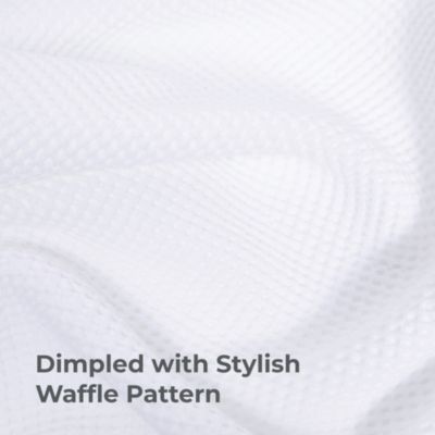 Waffle Knit Viscose Bath Robe, Unisex Small/Medium