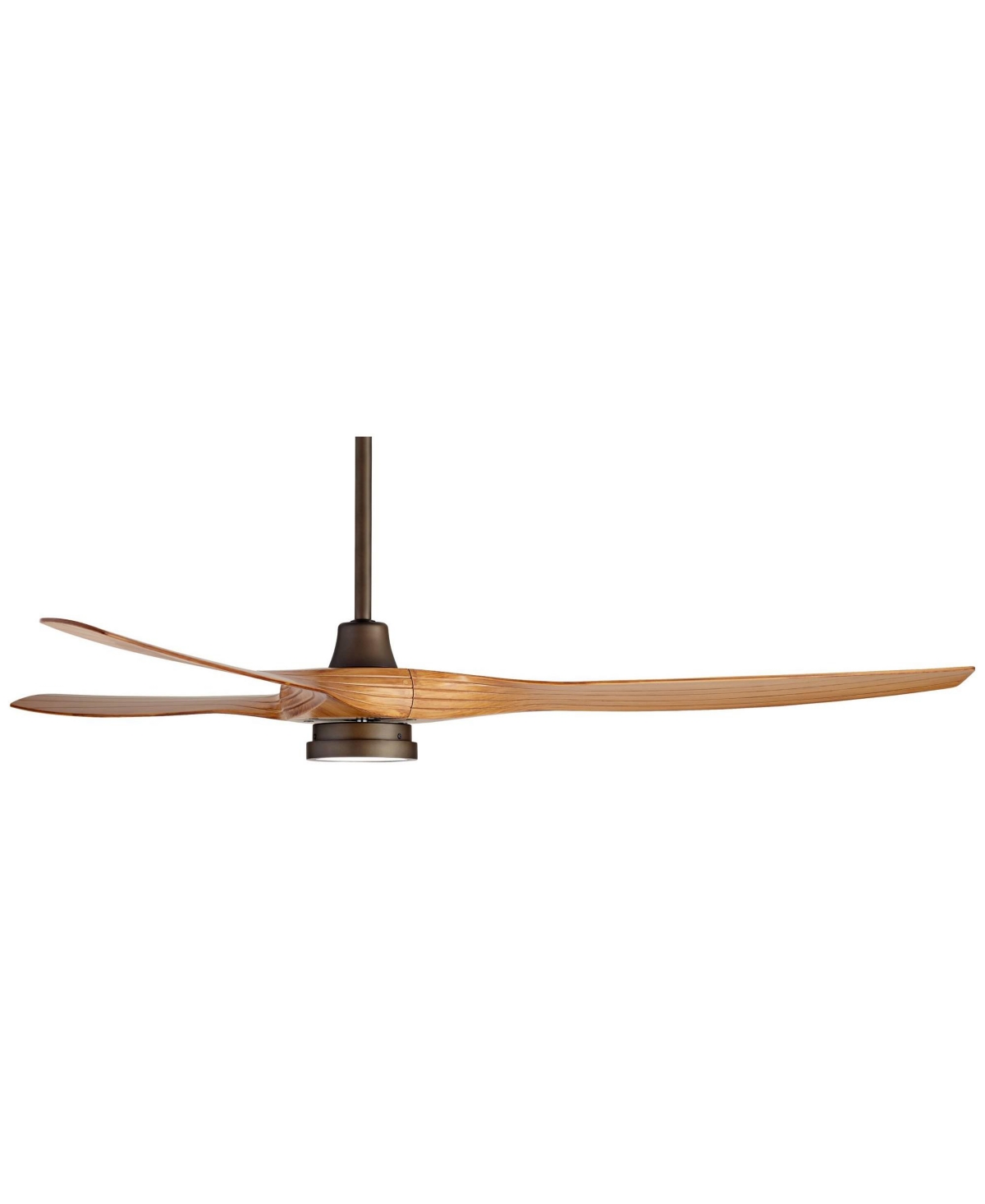 Casa Vieja Aireon Modern Large 3 Blade Indoor Outdoor Ceiling Fan with Led Light Remote Control Rubbed Bronze Walnut Blades Damp Rated for Patio E